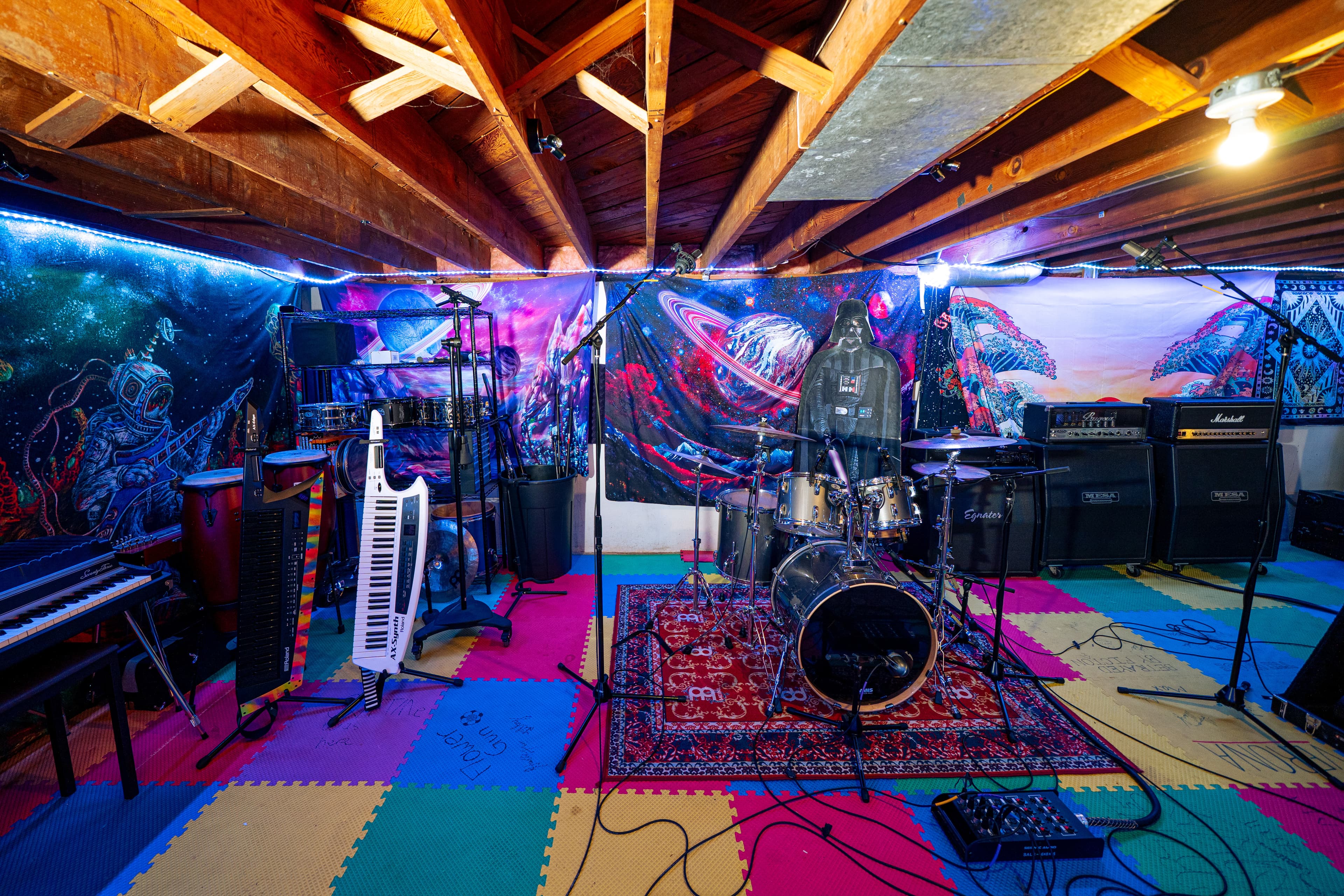 Drum Setup - Front View